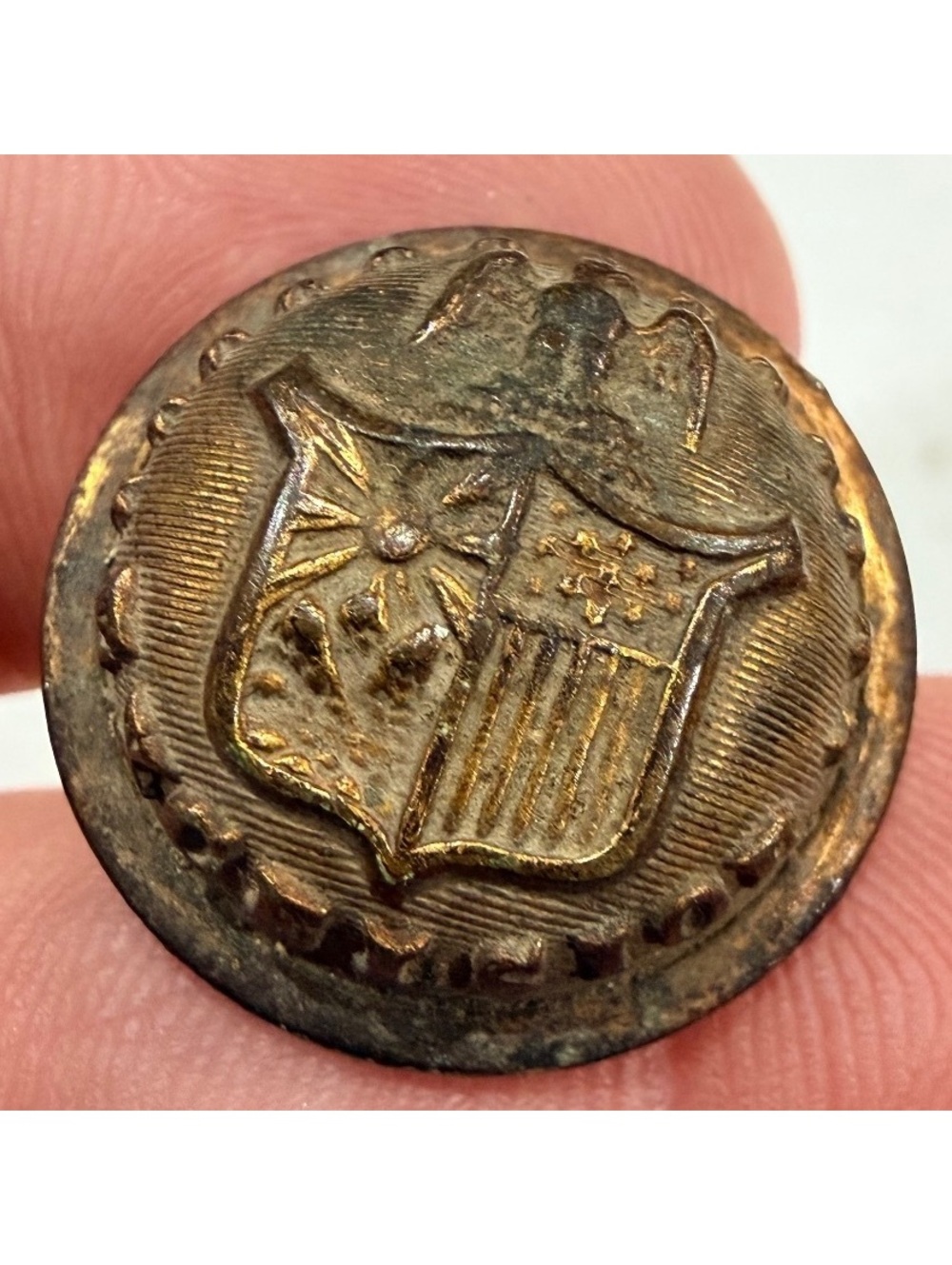 Antique John F. Boylan NY Military Uniform Button